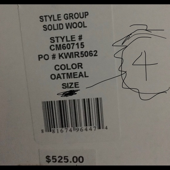 Kenneth Cole New York Oatmeal & Chocolate Coat - Picture 8 of 8